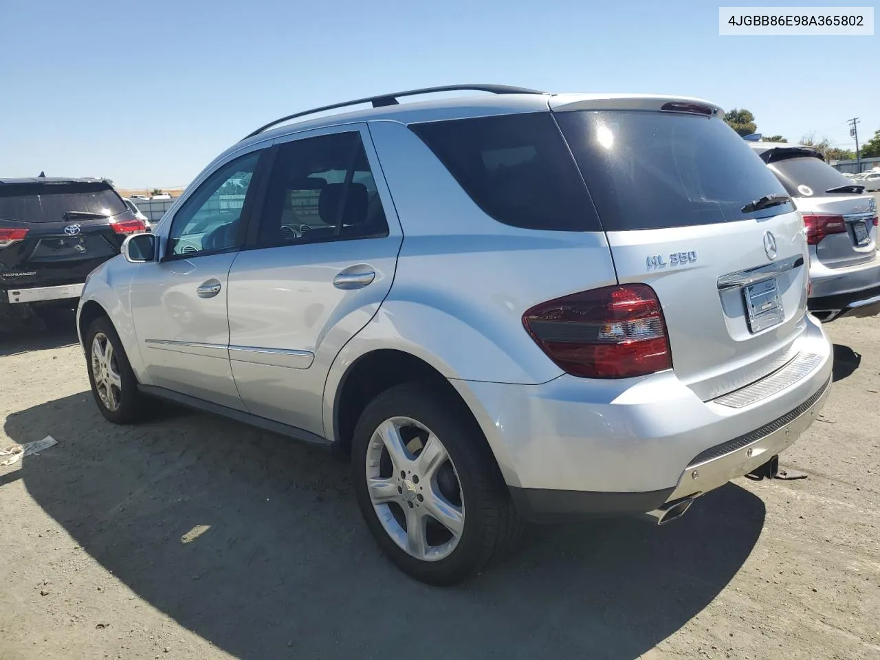 2008 Mercedes-Benz Ml 350 VIN: 4JGBB86E98A365802 Lot: 69342744