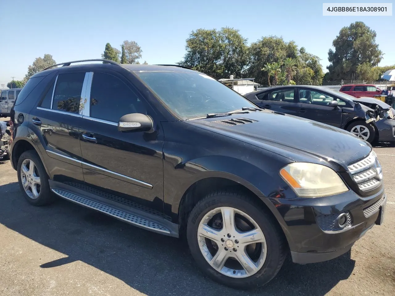 2008 Mercedes-Benz Ml 350 VIN: 4JGBB86E18A308901 Lot: 69514474