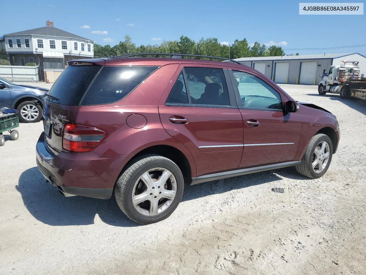 2008 Mercedes-Benz Ml 350 VIN: 4JGBB86E08A345597 Lot: 69924844