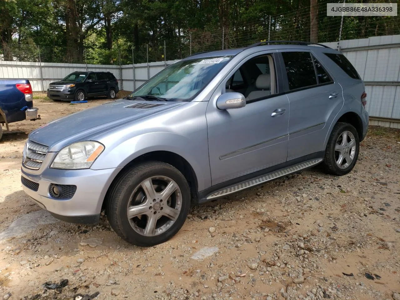 2008 Mercedes-Benz Ml 350 VIN: 4JGBB86E48A336398 Lot: 70273424