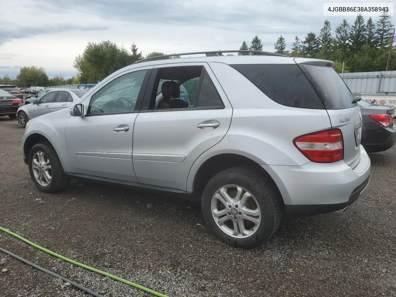 2008 Mercedes-Benz Ml 350 VIN: 4JGBB86E38A358943 Lot: 72373954