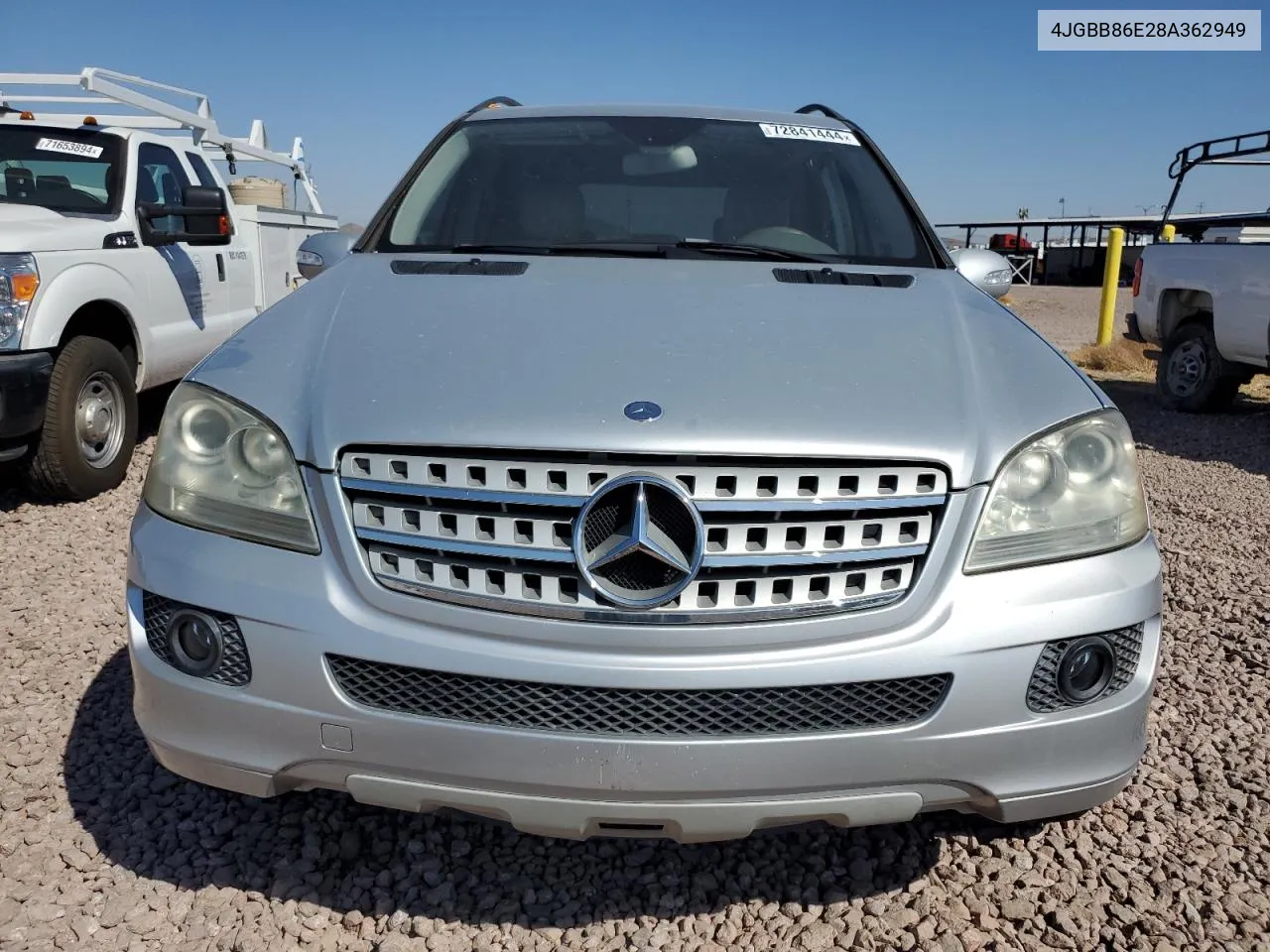 2008 Mercedes-Benz Ml 350 VIN: 4JGBB86E28A362949 Lot: 72841444