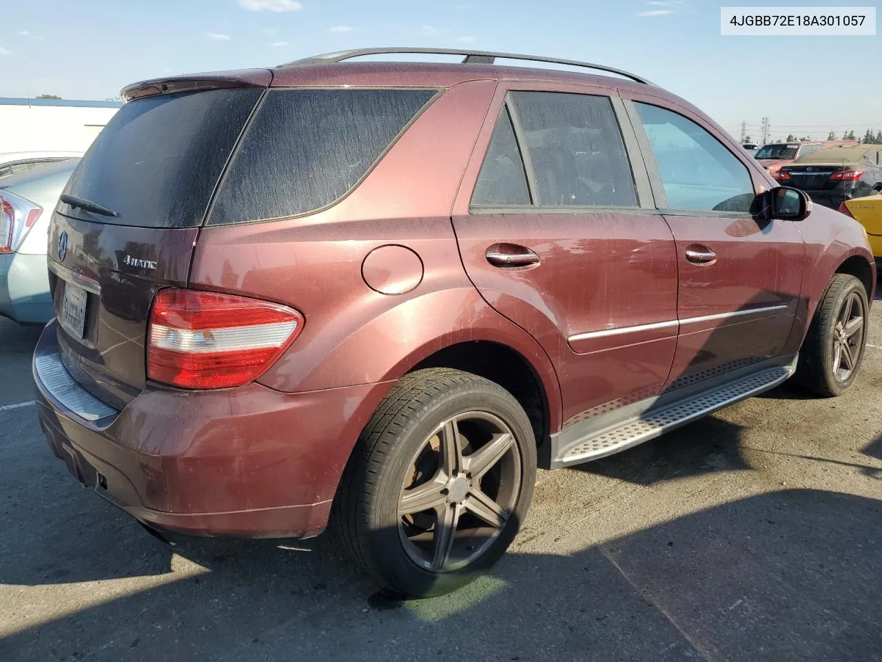 2008 Mercedes-Benz Ml 550 VIN: 4JGBB72E18A301057 Lot: 73522034