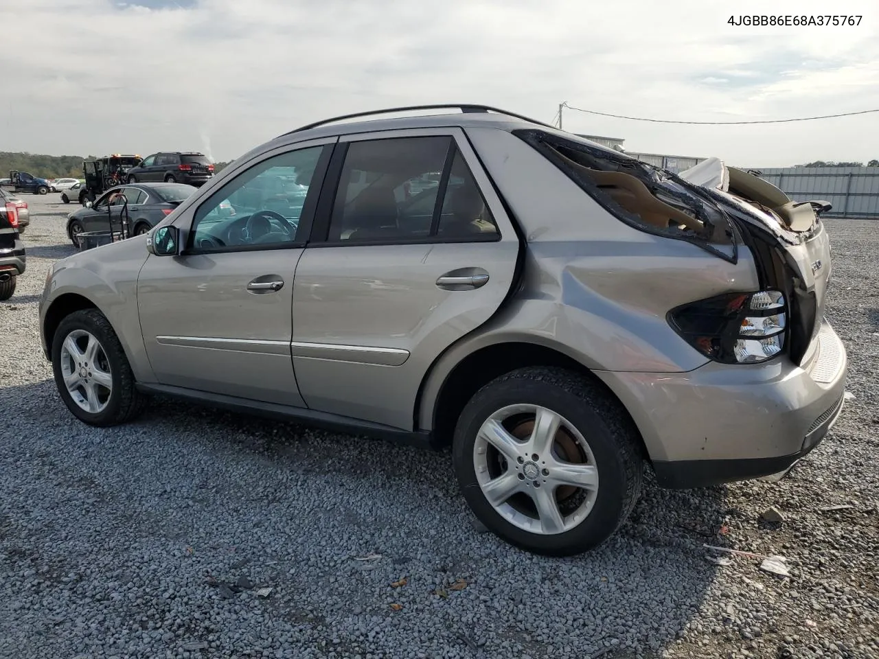 2008 Mercedes-Benz Ml 350 VIN: 4JGBB86E68A375767 Lot: 74093044