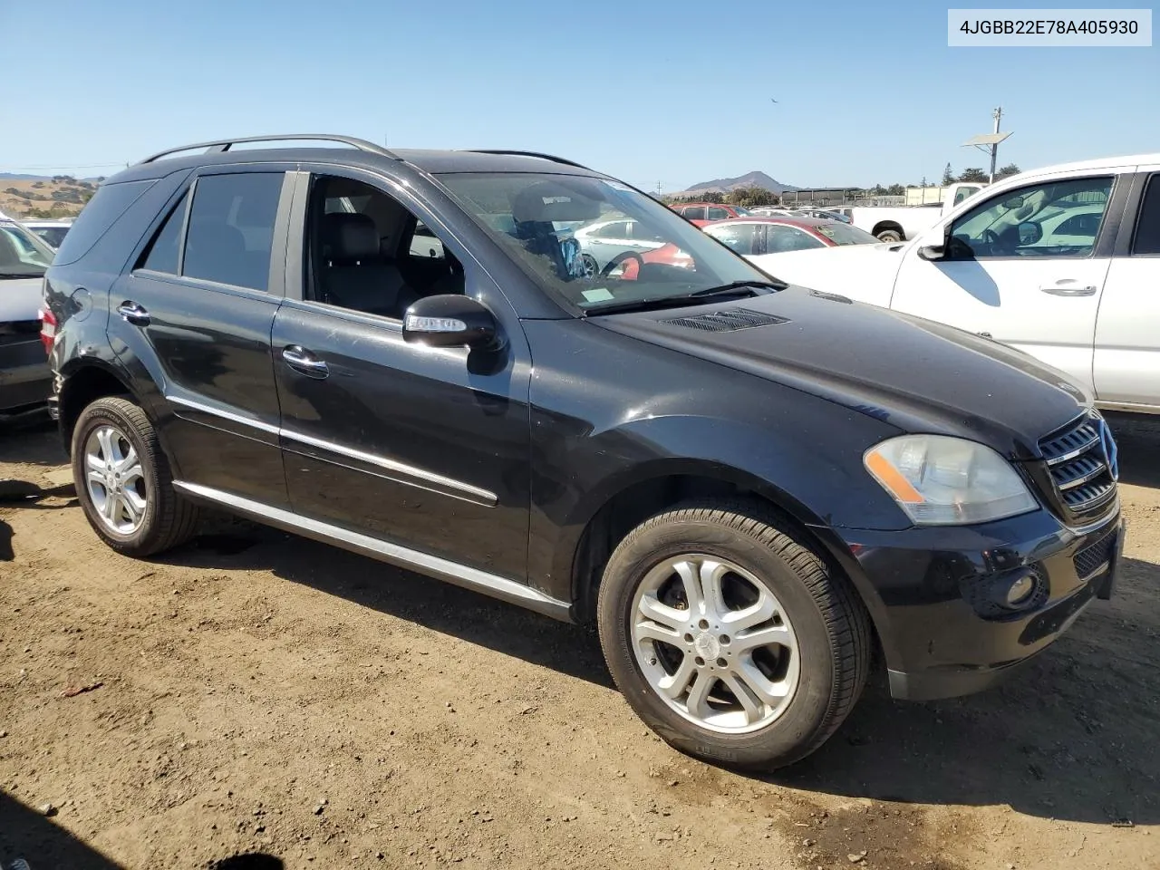 2008 Mercedes-Benz Ml 320 Cdi VIN: 4JGBB22E78A405930 Lot: 74723094