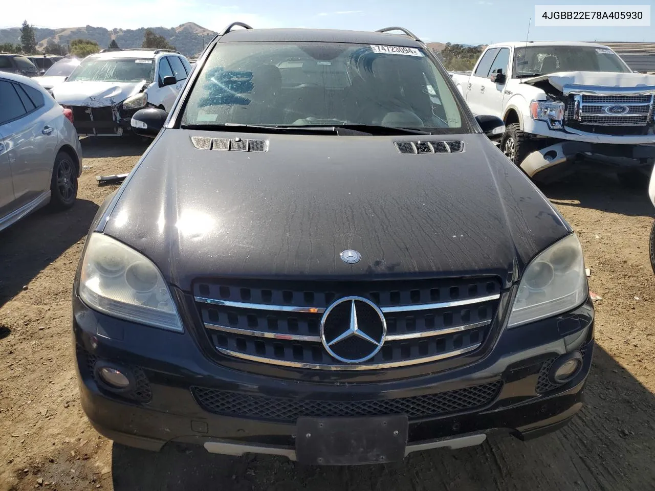 2008 Mercedes-Benz Ml 320 Cdi VIN: 4JGBB22E78A405930 Lot: 74723094