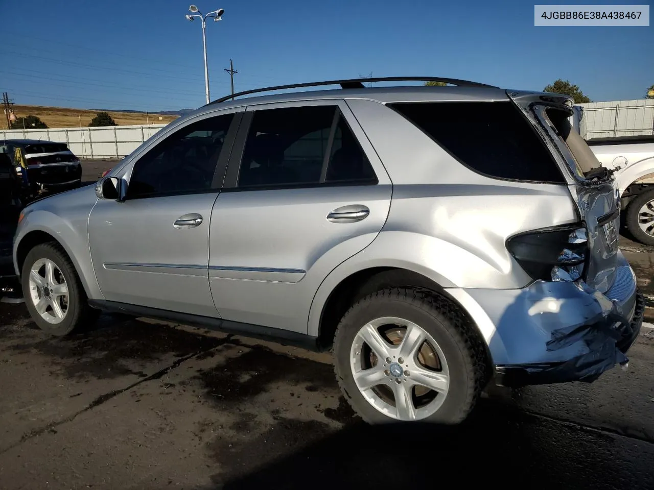 2008 Mercedes-Benz Ml 350 VIN: 4JGBB86E38A438467 Lot: 75429674