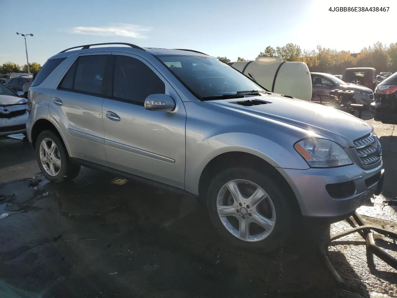 2008 Mercedes-Benz Ml 350 VIN: 4JGBB86E38A438467 Lot: 75429674