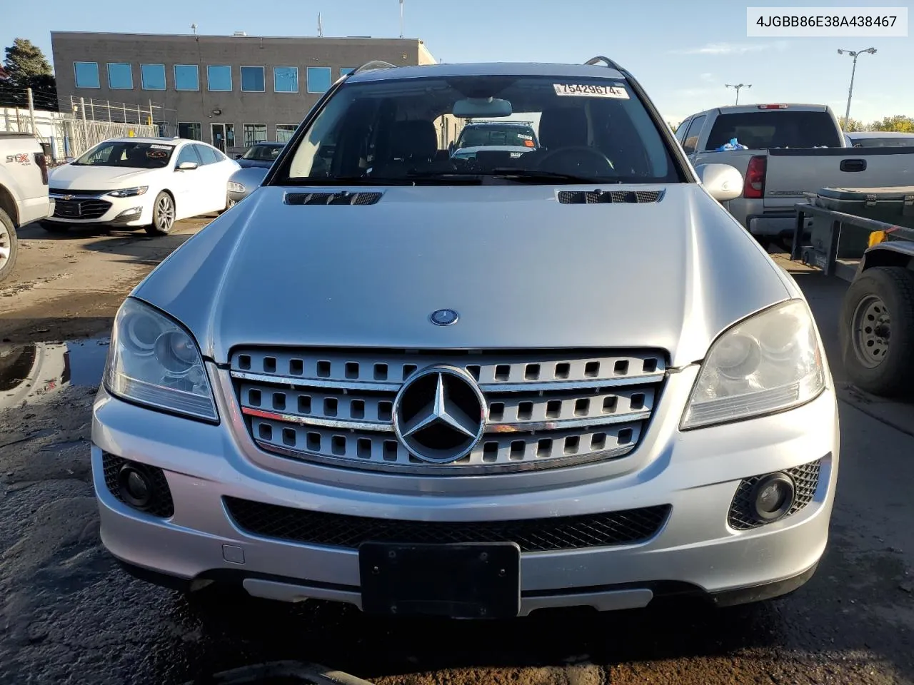 2008 Mercedes-Benz Ml 350 VIN: 4JGBB86E38A438467 Lot: 75429674