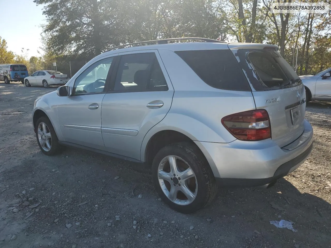 2008 Mercedes-Benz Ml 350 VIN: 4JGBB86E78A392853 Lot: 75856904