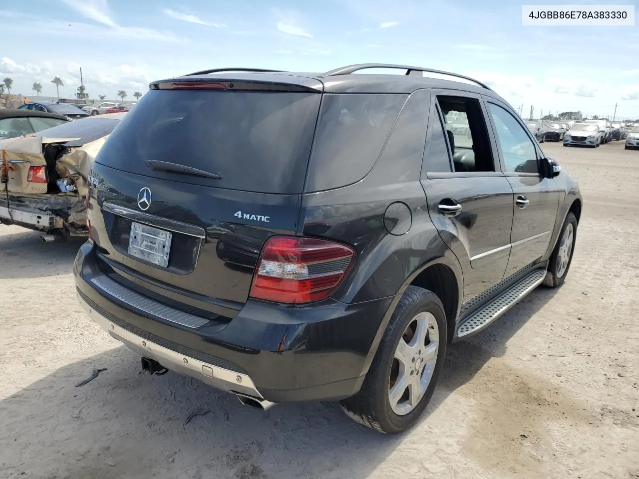 2008 Mercedes-Benz Ml 350 VIN: 4JGBB86E78A383330 Lot: 75997174