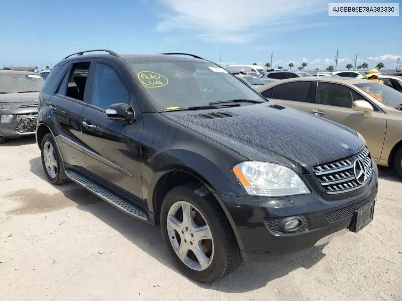 2008 Mercedes-Benz Ml 350 VIN: 4JGBB86E78A383330 Lot: 75997174