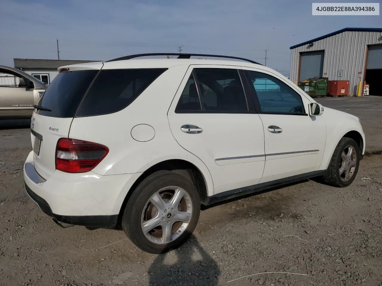 2008 Mercedes-Benz Ml 320 Cdi VIN: 4JGBB22E88A394386 Lot: 76190504