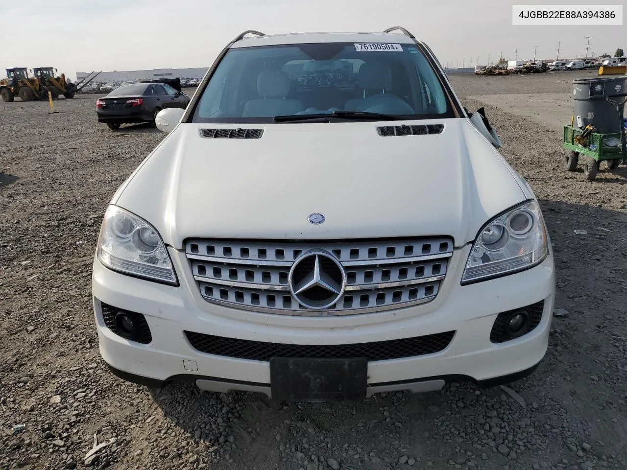 2008 Mercedes-Benz Ml 320 Cdi VIN: 4JGBB22E88A394386 Lot: 76190504