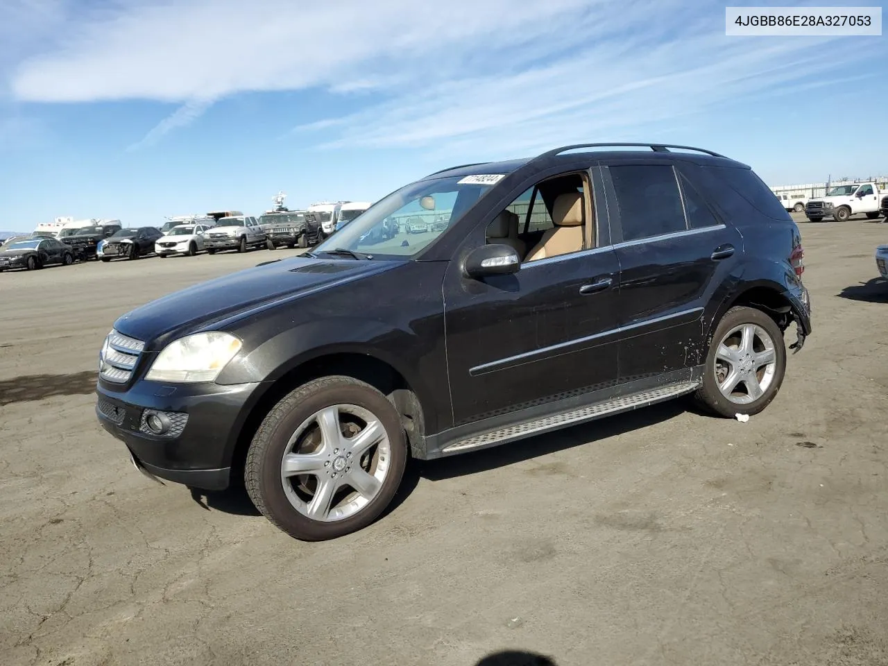 2008 Mercedes-Benz Ml 350 VIN: 4JGBB86E28A327053 Lot: 77148244