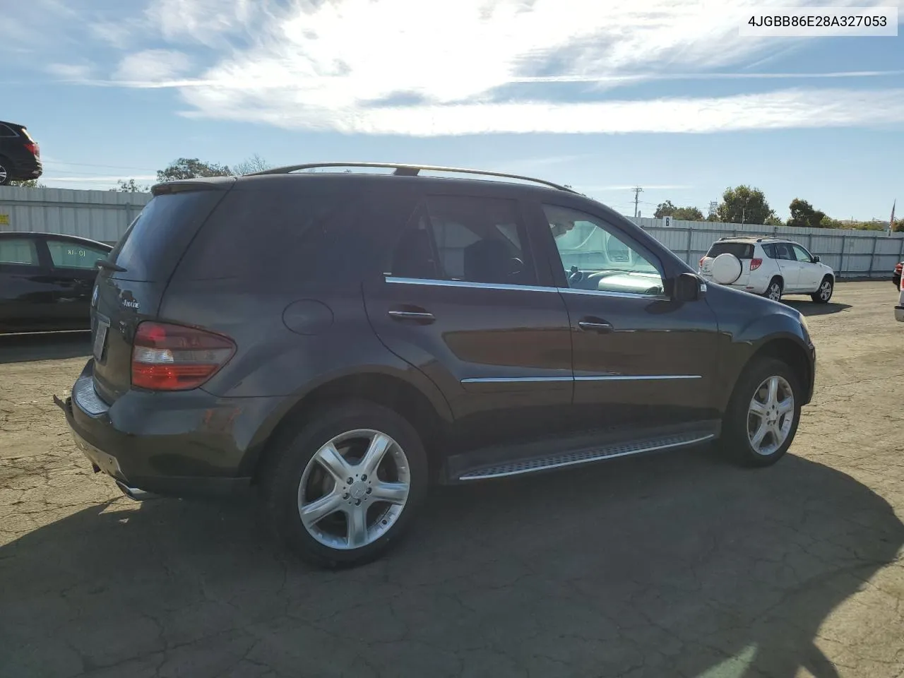 2008 Mercedes-Benz Ml 350 VIN: 4JGBB86E28A327053 Lot: 77148244