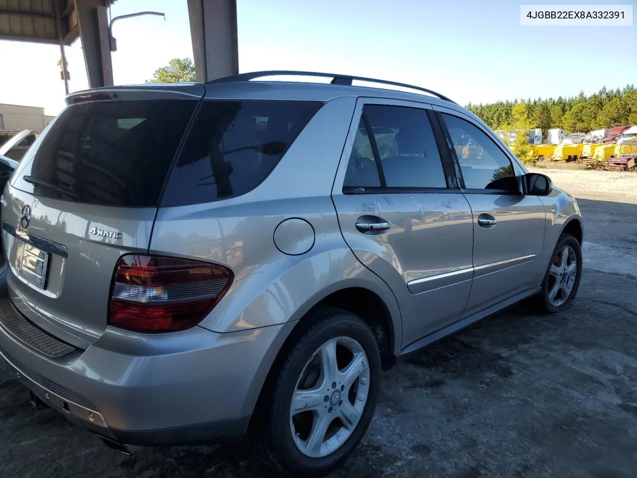 2008 Mercedes-Benz Ml 320 Cdi VIN: 4JGBB22EX8A332391 Lot: 77180494