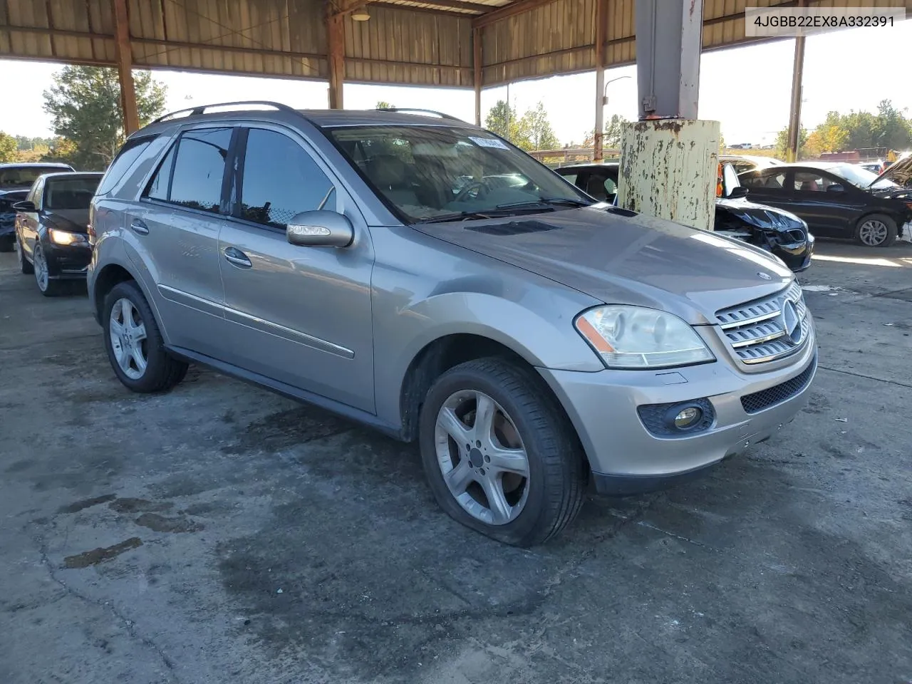 2008 Mercedes-Benz Ml 320 Cdi VIN: 4JGBB22EX8A332391 Lot: 77180494