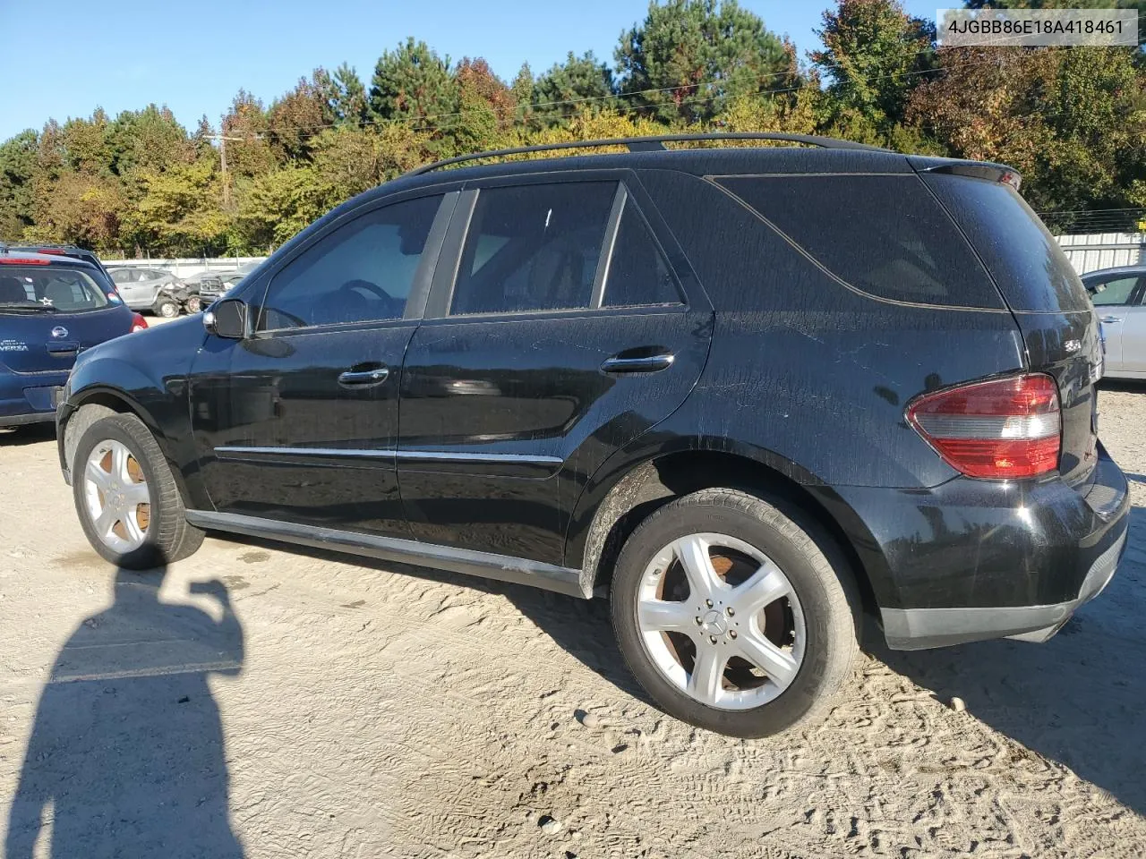 2008 Mercedes-Benz Ml 350 VIN: 4JGBB86E18A418461 Lot: 78171024