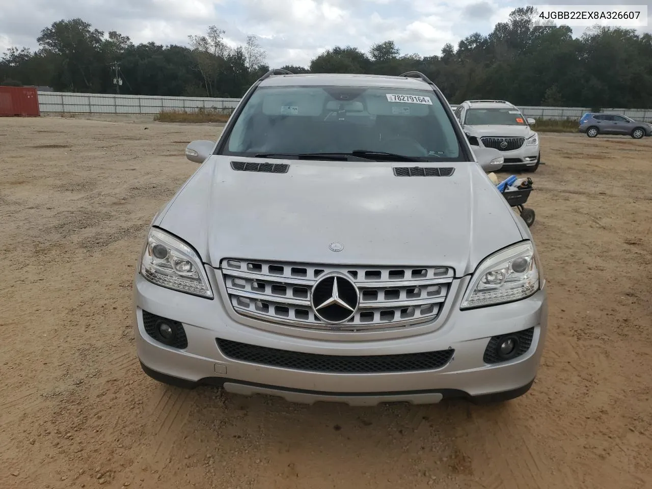 2008 Mercedes-Benz Ml 320 Cdi VIN: 4JGBB22EX8A326607 Lot: 78279164