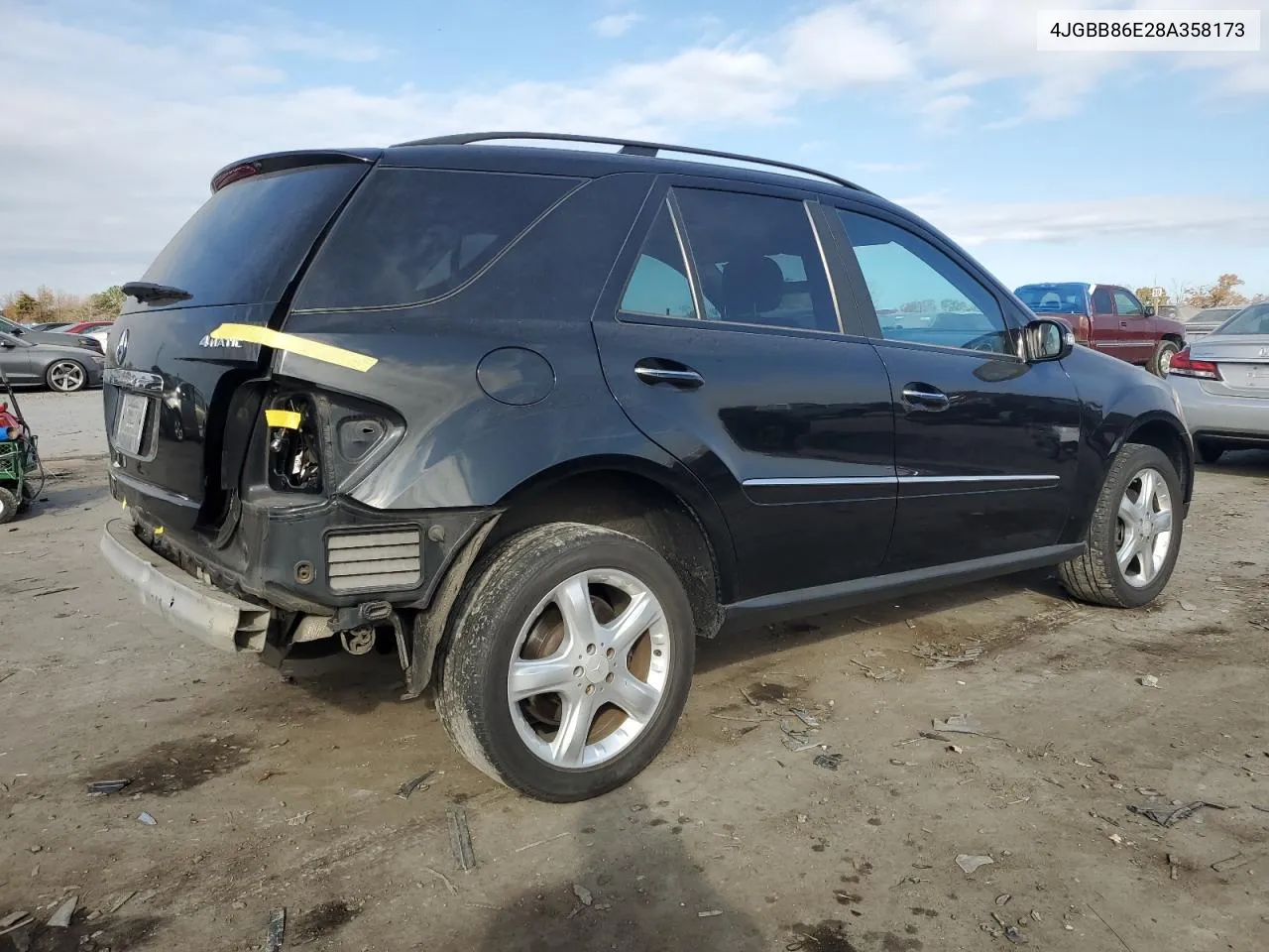 2008 Mercedes-Benz Ml 350 VIN: 4JGBB86E28A358173 Lot: 79059224