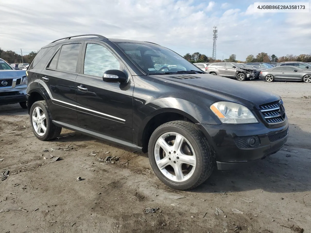 2008 Mercedes-Benz Ml 350 VIN: 4JGBB86E28A358173 Lot: 79059224