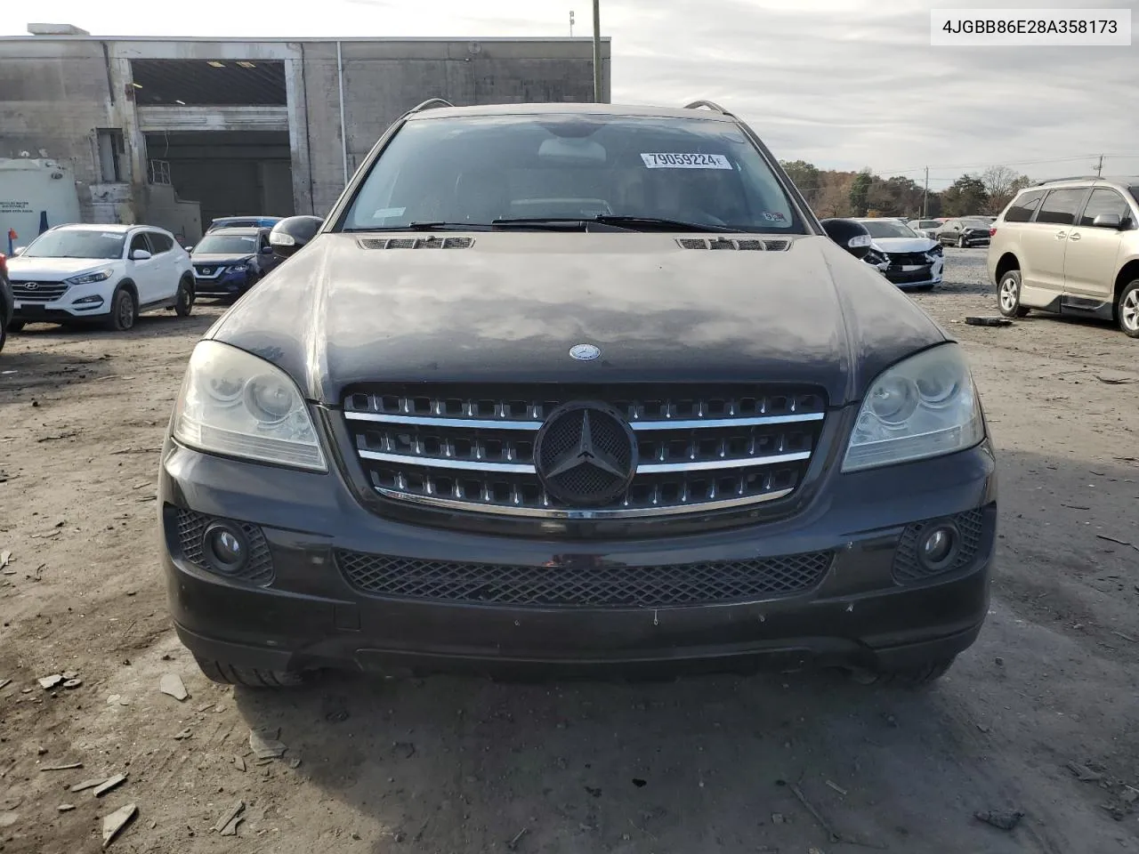 2008 Mercedes-Benz Ml 350 VIN: 4JGBB86E28A358173 Lot: 79059224