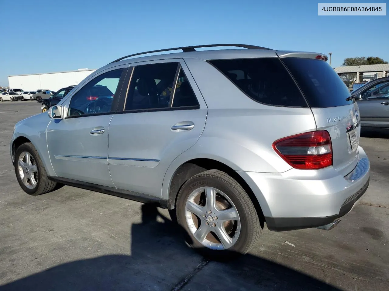 2008 Mercedes-Benz Ml 350 VIN: 4JGBB86E08A364845 Lot: 79233334