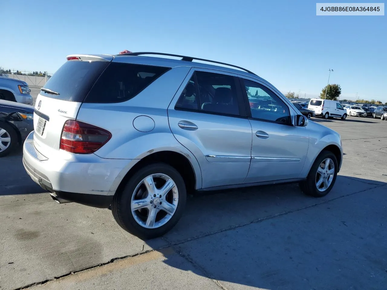 2008 Mercedes-Benz Ml 350 VIN: 4JGBB86E08A364845 Lot: 79233334