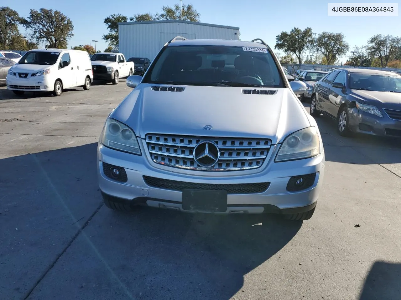 2008 Mercedes-Benz Ml 350 VIN: 4JGBB86E08A364845 Lot: 79233334