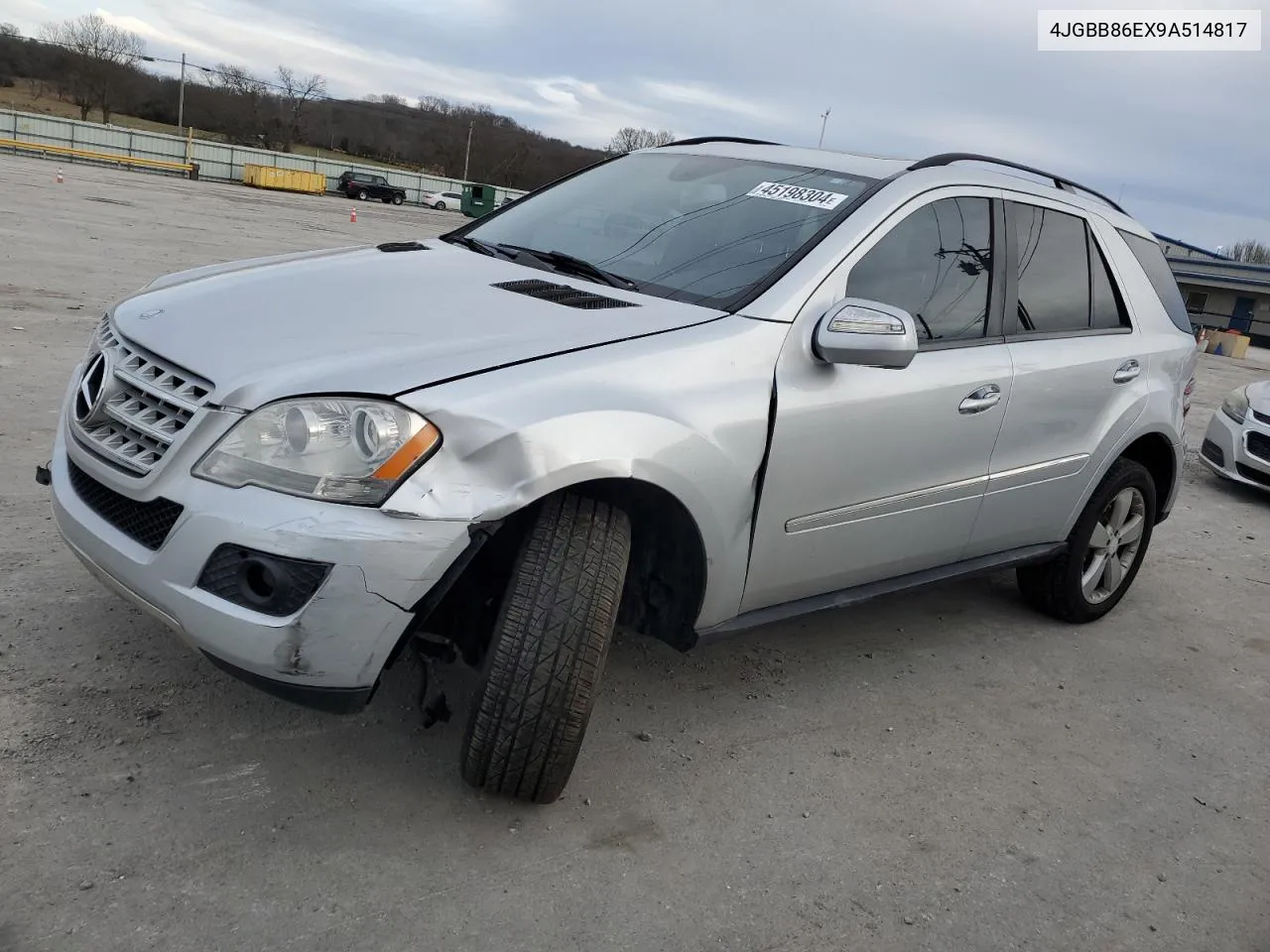 2009 Mercedes-Benz Ml 350 VIN: 4JGBB86EX9A514817 Lot: 46418674