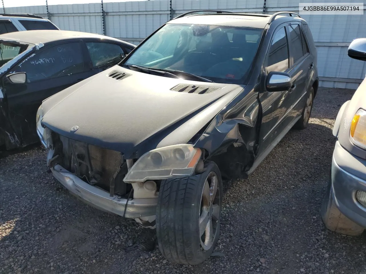 4JGBB86E99A507194 2009 Mercedes-Benz Ml 350