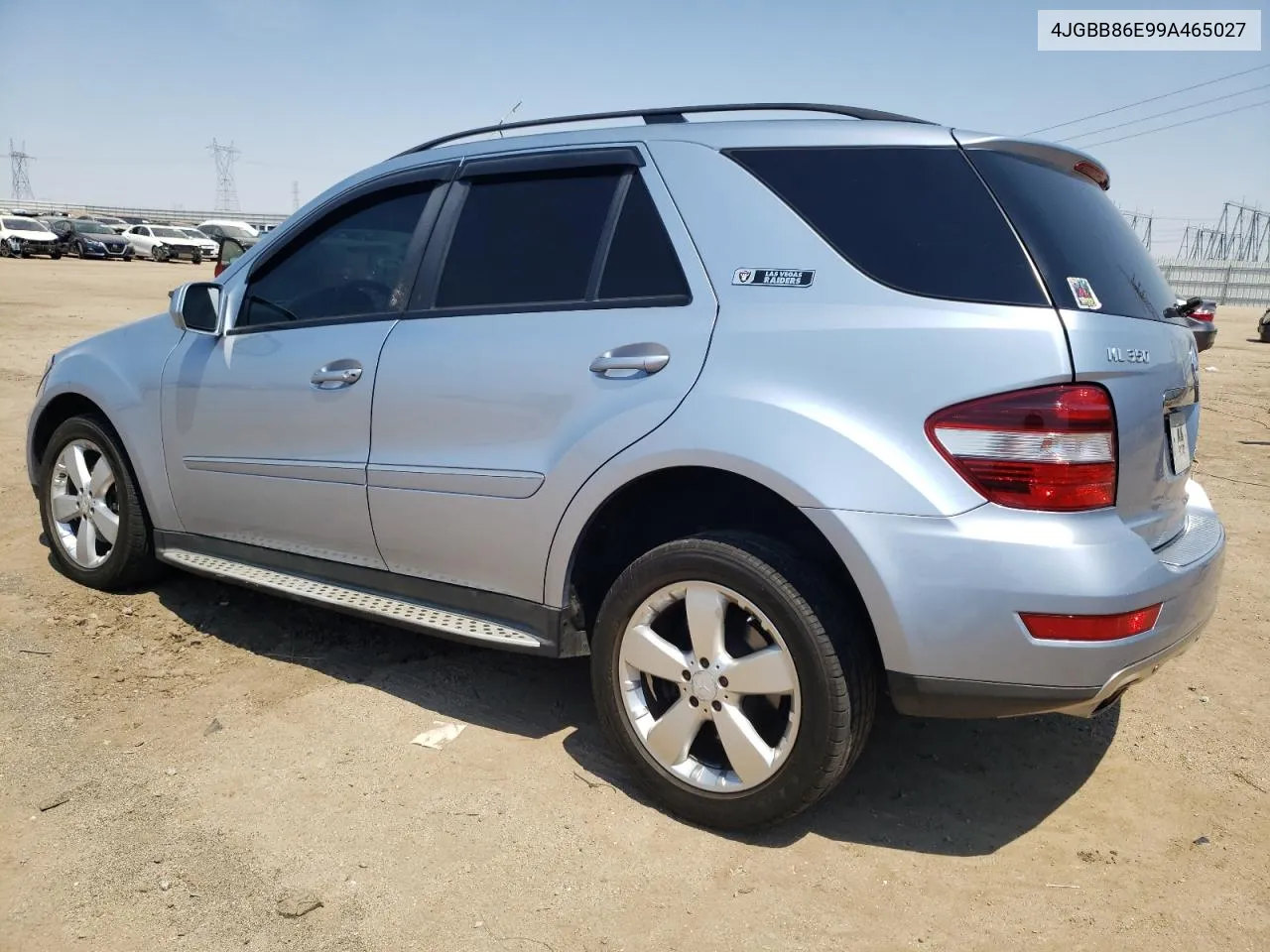 2009 Mercedes-Benz Ml 350 VIN: 4JGBB86E99A465027 Lot: 62253814