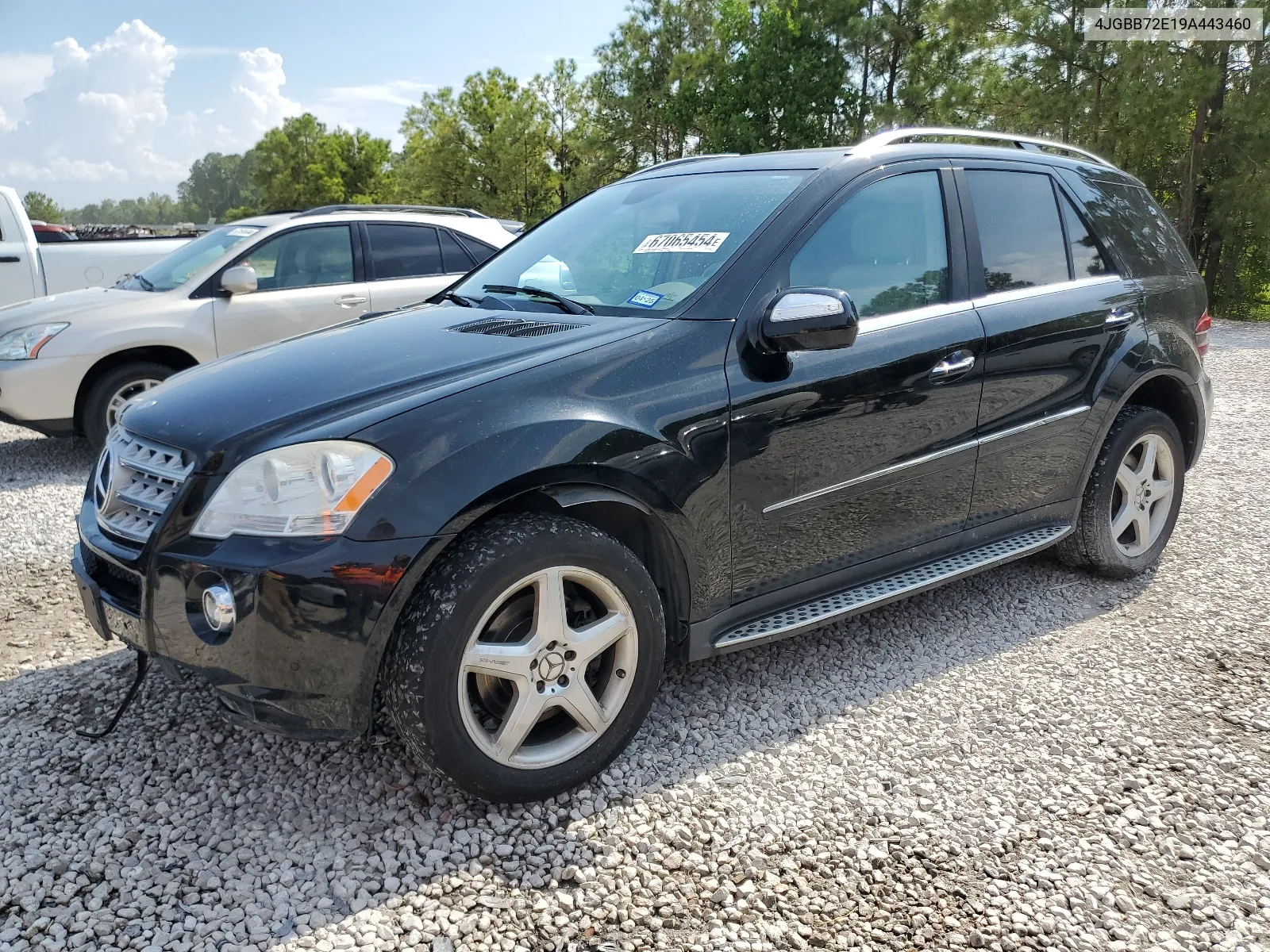 2009 Mercedes-Benz Ml 550 VIN: 4JGBB72E19A443460 Lot: 67065454