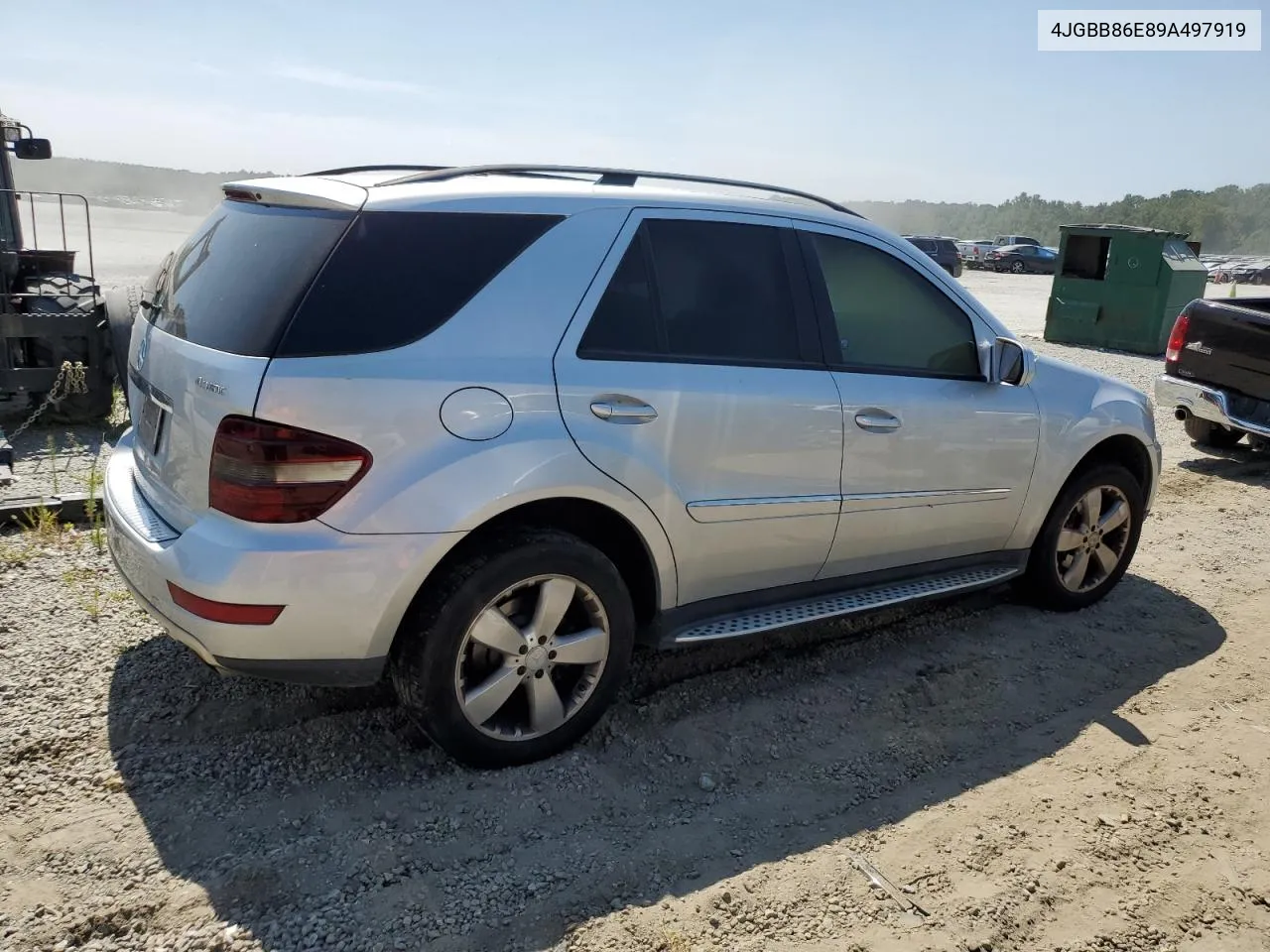 2009 Mercedes-Benz Ml 350 VIN: 4JGBB86E89A497919 Lot: 68872374