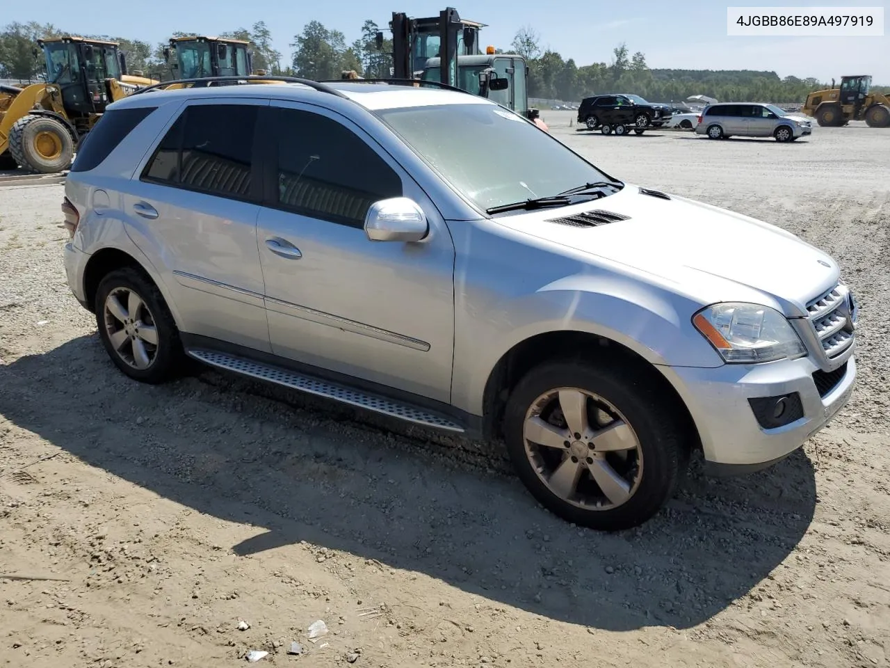 2009 Mercedes-Benz Ml 350 VIN: 4JGBB86E89A497919 Lot: 68872374