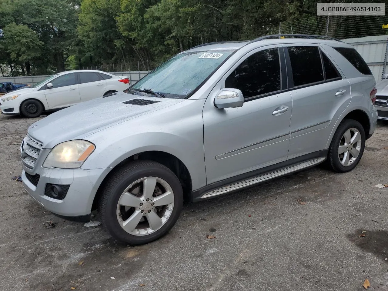 4JGBB86E49A514103 2009 Mercedes-Benz Ml 350