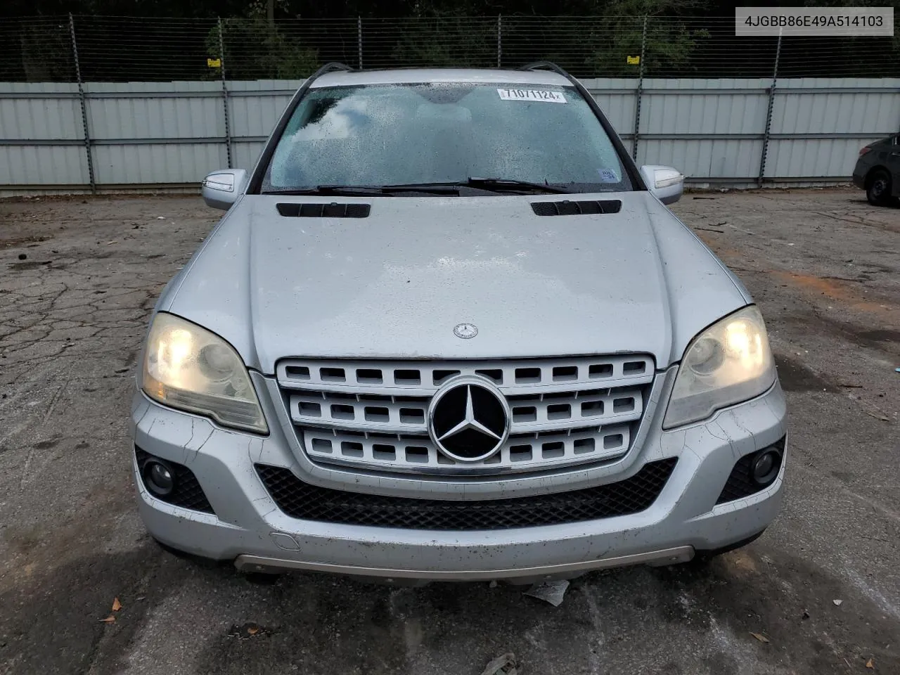 4JGBB86E49A514103 2009 Mercedes-Benz Ml 350