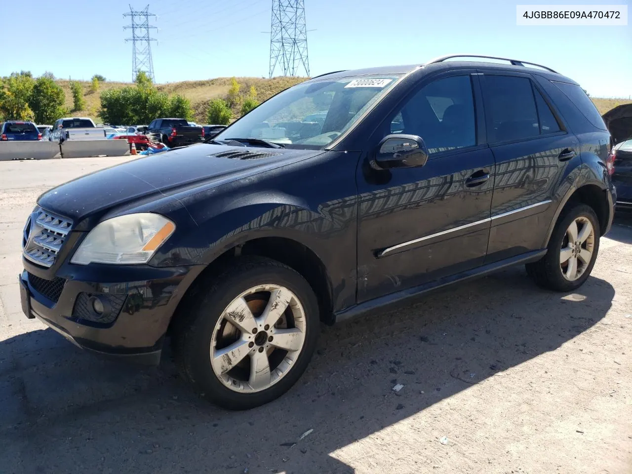 2009 Mercedes-Benz Ml 350 VIN: 4JGBB86E09A470472 Lot: 73000624