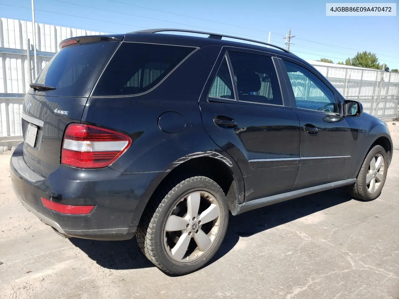 2009 Mercedes-Benz Ml 350 VIN: 4JGBB86E09A470472 Lot: 73000624