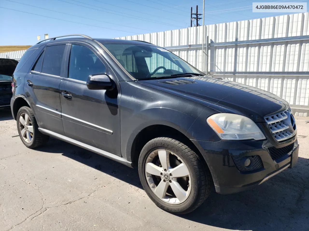 2009 Mercedes-Benz Ml 350 VIN: 4JGBB86E09A470472 Lot: 73000624