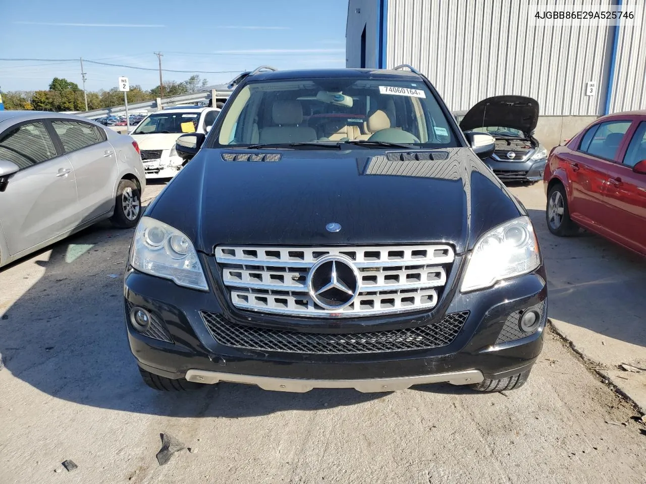 2009 Mercedes-Benz Ml 350 VIN: 4JGBB86E29A525746 Lot: 74060164