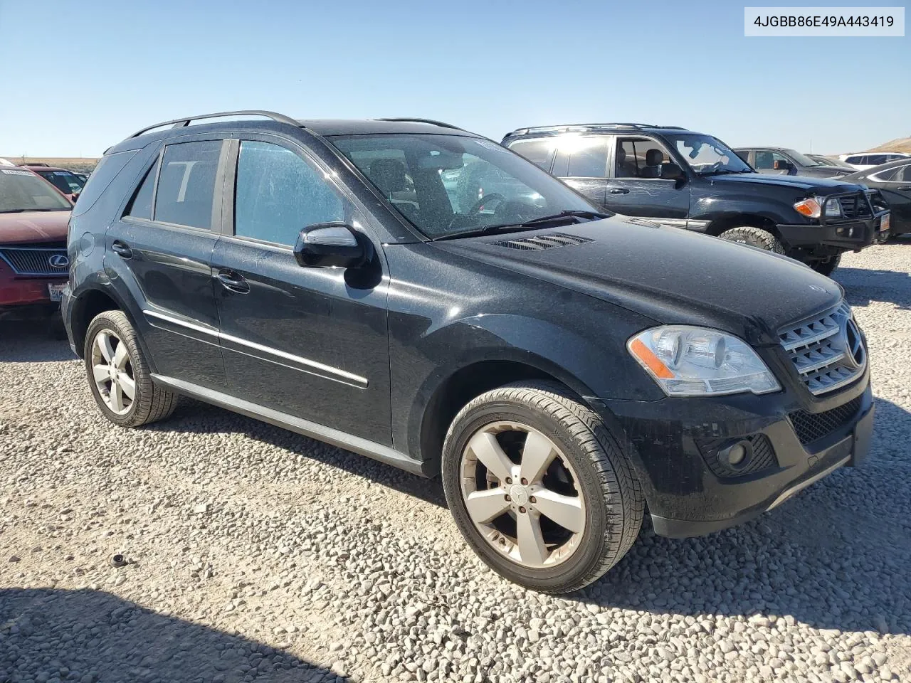 2009 Mercedes-Benz Ml 350 VIN: 4JGBB86E49A443419 Lot: 74130194