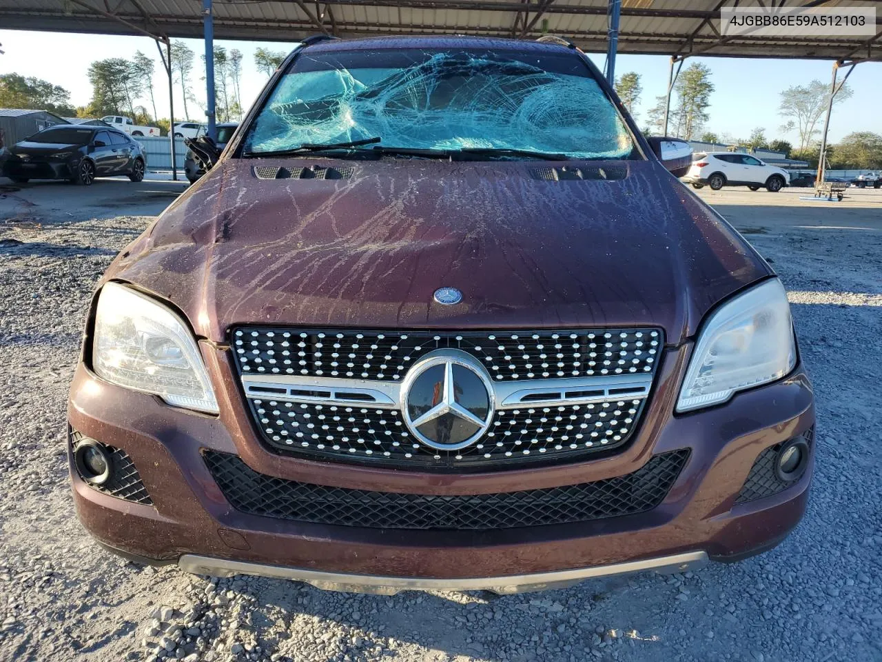 2009 Mercedes-Benz Ml 350 VIN: 4JGBB86E59A512103 Lot: 74701794