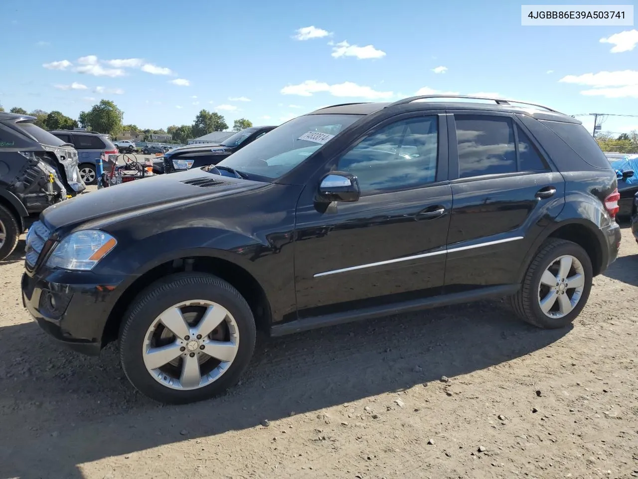 2009 Mercedes-Benz Ml 350 VIN: 4JGBB86E39A503741 Lot: 74833814