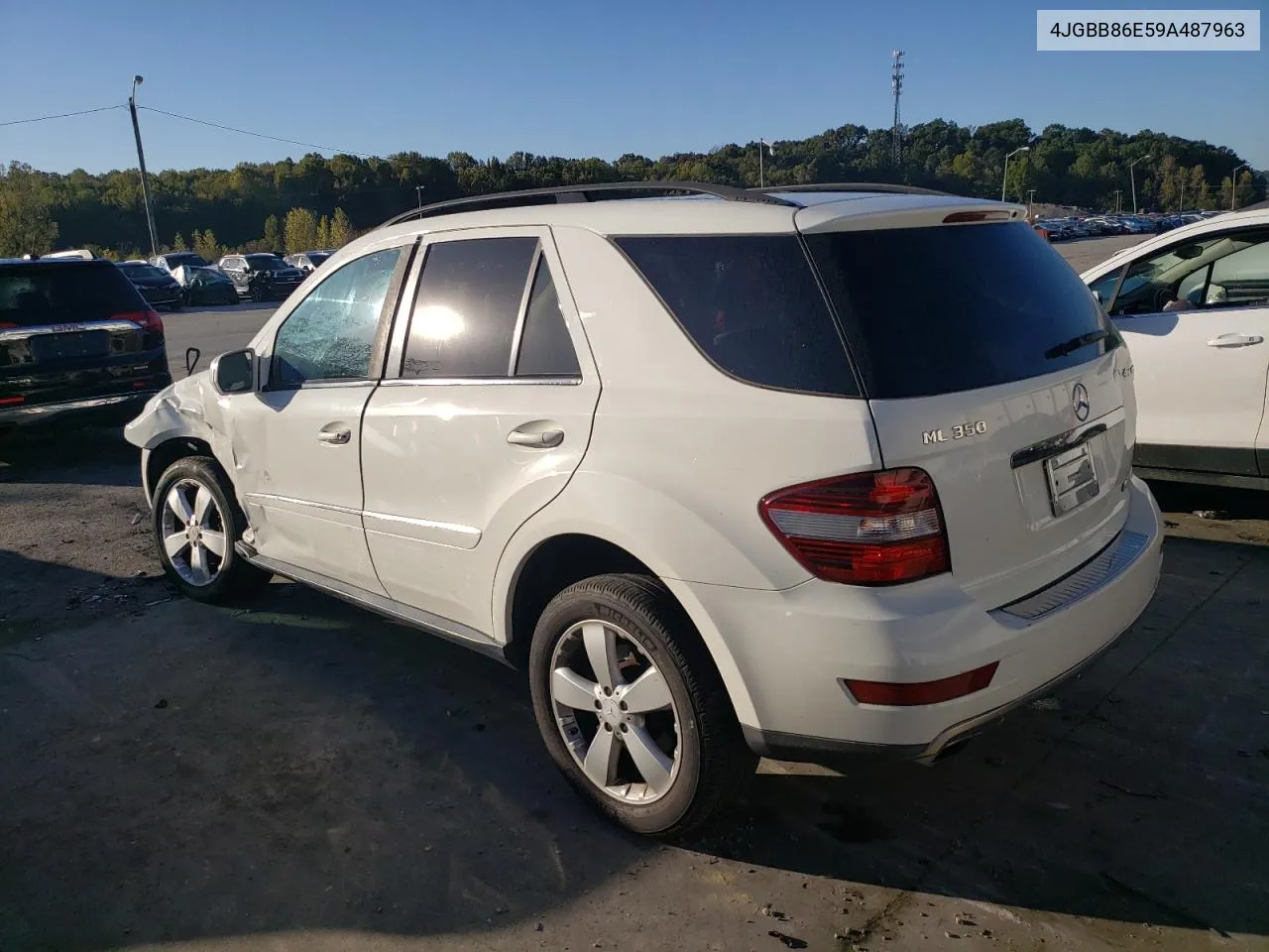 2009 Mercedes-Benz Ml 350 VIN: 4JGBB86E59A487963 Lot: 75274294