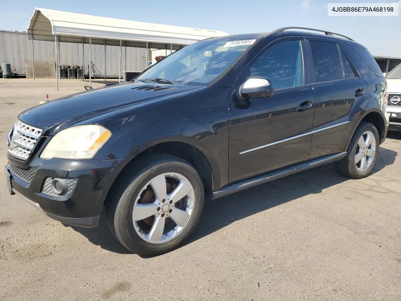 2009 Mercedes-Benz Ml 350 VIN: 4JGBB86E79A468198 Lot: 75363004