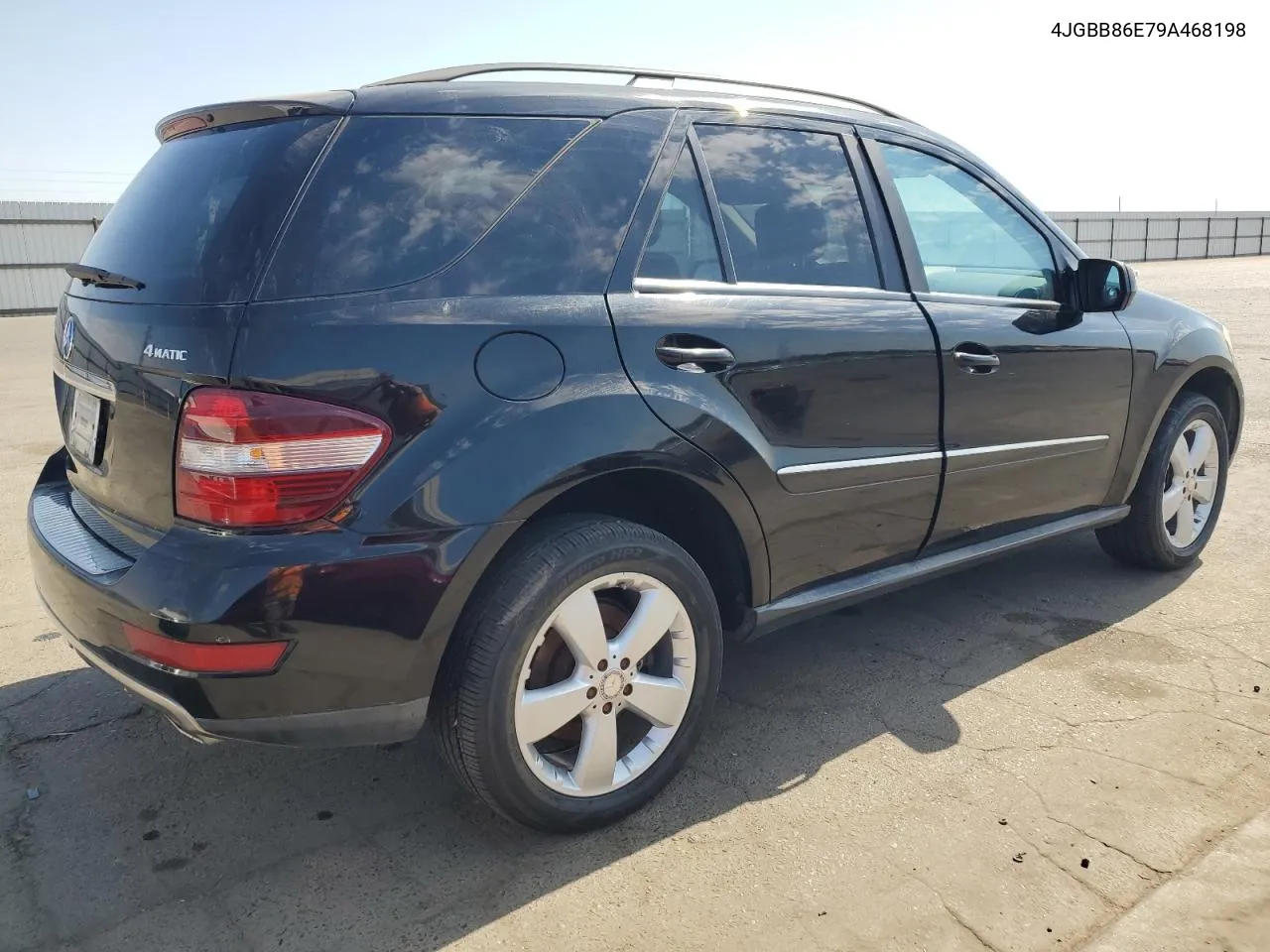 2009 Mercedes-Benz Ml 350 VIN: 4JGBB86E79A468198 Lot: 75363004