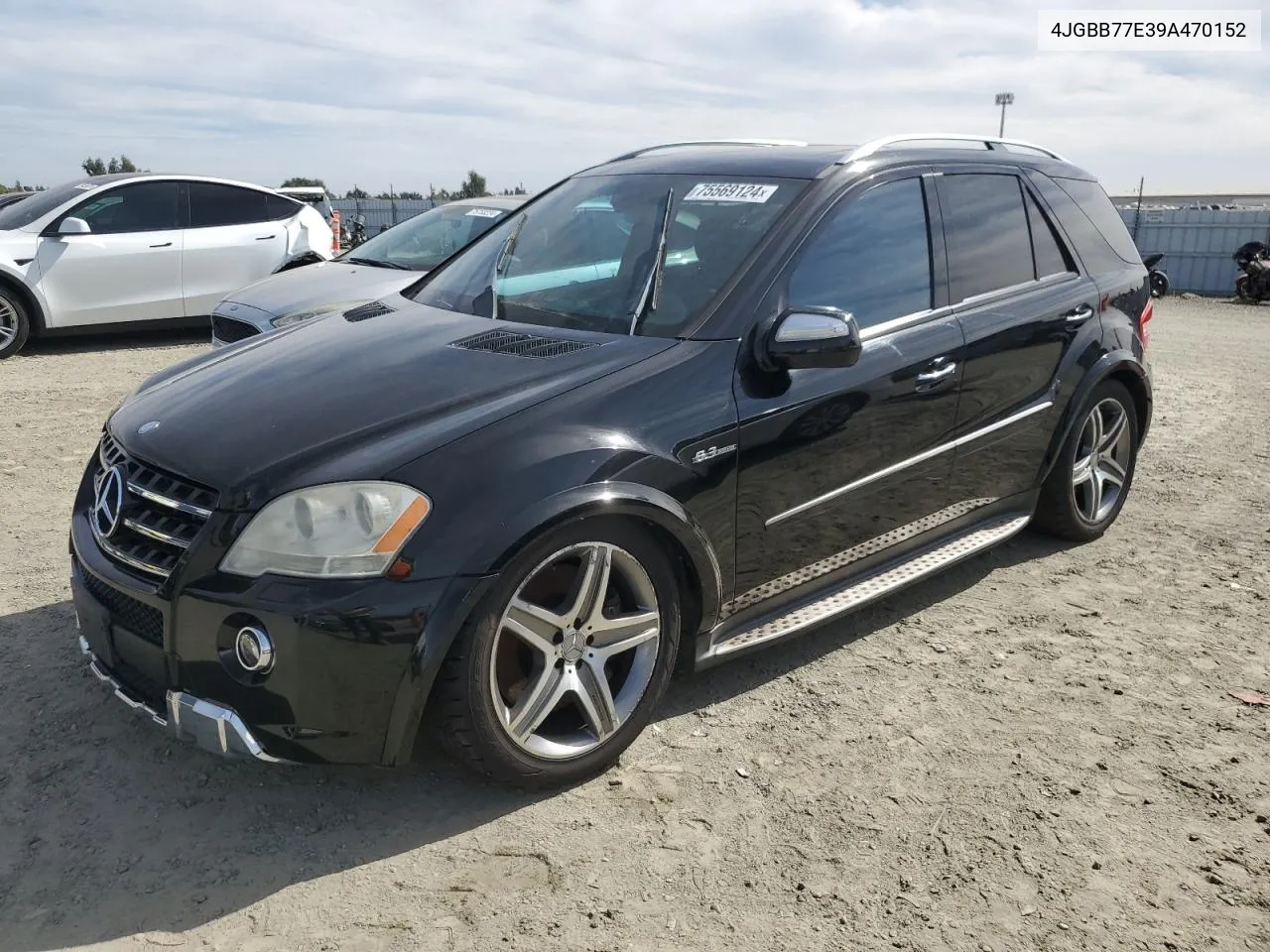 2009 Mercedes-Benz Ml 63 Amg VIN: 4JGBB77E39A470152 Lot: 75569124