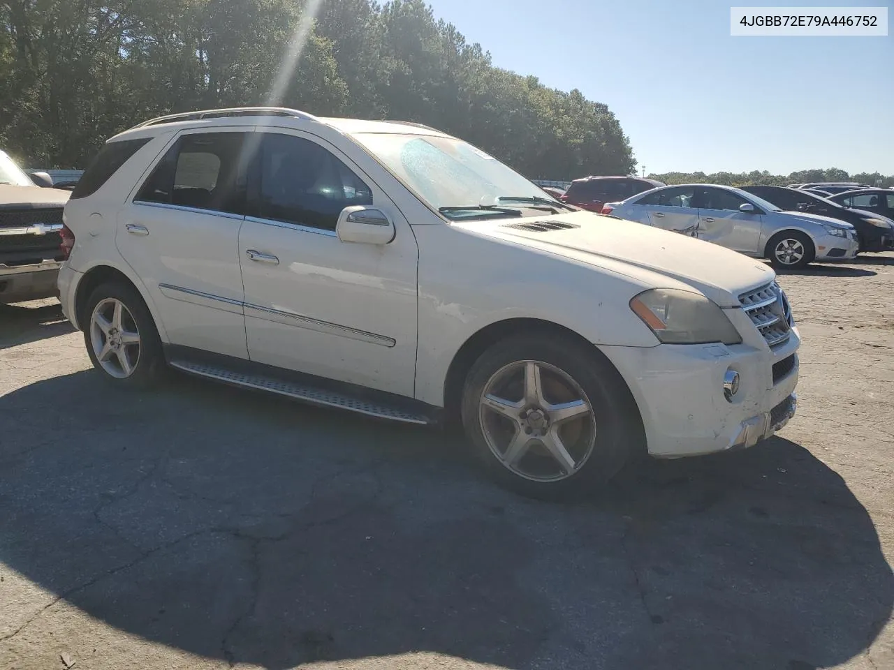 2009 Mercedes-Benz Ml 550 VIN: 4JGBB72E79A446752 Lot: 75910754